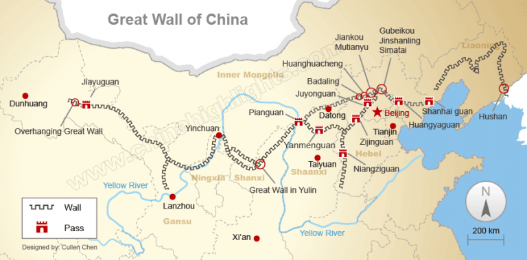 Tembok Raksasa China - Tionghoa.INFO